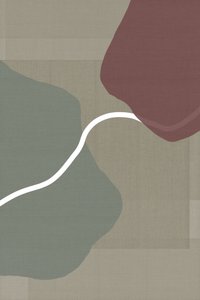 Formas abstratas com tons terrosos de cartissi