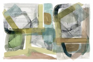 Geometria abstrata com tons terrosos de cartissi
