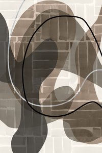 Camadas abstratas com tons terrosos de cartissi