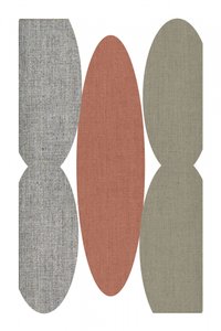 Formas abstratas com tons terrosos de cartissi