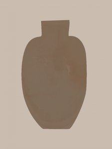 Vaso com formato rústico de cartissi