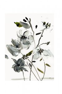 Flores abstratas elegantes de cartissi