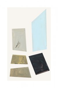 Formas coloridas flutuantes de cartissi