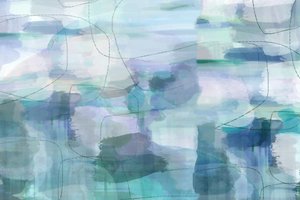 Abstrato «Fluid Blue» de cartissi