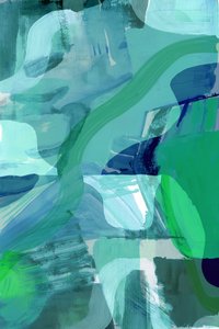 Abstrato em azul-petróleo fluido de cartissi