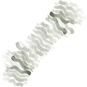 Suaves ondas em aguarela de cartissi