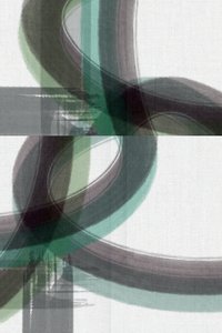 Fluxo abstrato verde-cinzento de cartissi