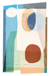 Formas abstratas em camadas de cartissi