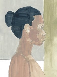 Perfil feminino minimalista de cartissi