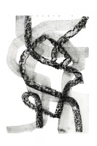 Traços abstratos modernos de cartissi