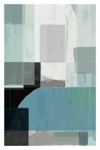 Blocos abstratos azuis modernos de cartissi