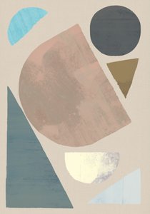 Formas modernas em tons pastel de cartissi