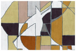 Cavalo em patchwork moderno de cartissi