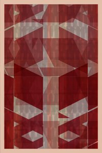 Geometria Moderna em Vermelho de cartissi