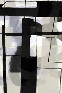 Formas abstratas monocromáticas de cartissi