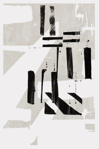 Linhas abstratas monocromáticas de cartissi