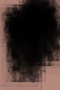 Abstração Negra Melancólica de cartissi