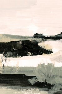 Paisagem abstrata em tons suaves de cartissi