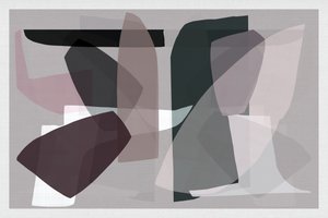 Camadas abstratas em tons suaves de cartissi
