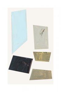 Formas abstratas em tons suaves de cartissi