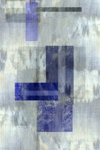 Geometria em azul suave de cartissi