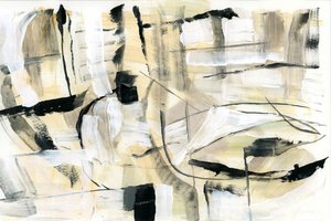 Traços abstratos neutros de cartissi