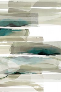 Abstrato Orgânico em azul-petróleo de cartissi