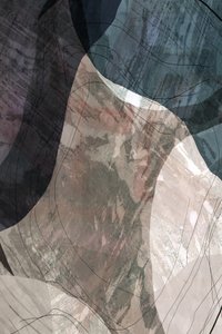 Formas orgânicas em camadas de cartissi