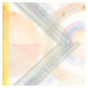 Camadas geométricas em tons pastel