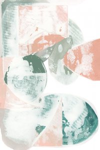 Camadas geométricas em tons pastel de cartissi