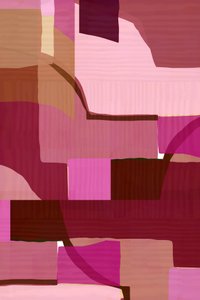 Abstrato em rosa e castanho de cartissi