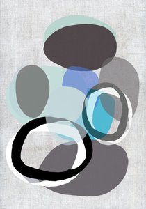 Formas abstratas serenas de cartissi