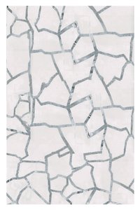 Fragmentos geométricos prateados de cartissi