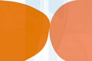 Formas em laranja suave de cartissi