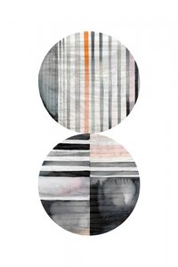 Círculos Listrados - Abstrato de cartissi