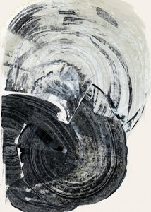 Abstrato monocromático em espiral de cartissi