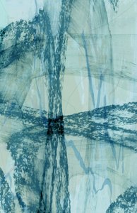 Abstrato azul texturado de cartissi