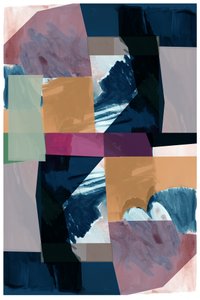 Composição abstrata vibrante de cartissi