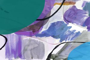 Formas abstratas vibrantes