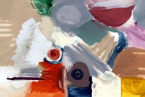 Traços abstratos vibrantes de cartissi