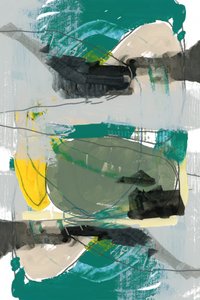 Pinceladas abstratas vibrantes de cartissi