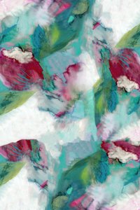 Abstrato floral vibrante de cartissi