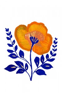 Flor Folclórica Vibrante de cartissi