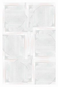 Geométrico abstrato em branco