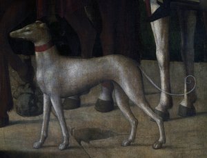 Cão, detalhe da Crucificação