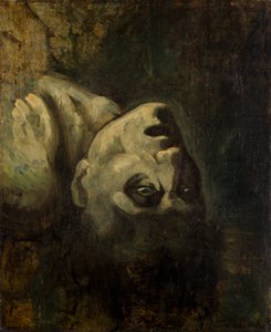 Cabeça de um homem afogado de circle of Théodore Géricault