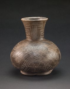 Vaso com motivos incisos, c.1400-1600 (cerâmica) de culture Mississippian