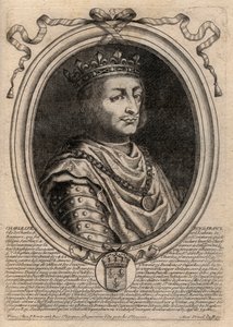 Retrato de Carlos VII (1403-1461) Rei da França - CHARLES VII (1403-1461) Rei da França de de Larmessin