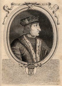 Retrato de Carlos VI (1368-1422), Rei da França - CHARLES VI (1368-1422) Rei da França