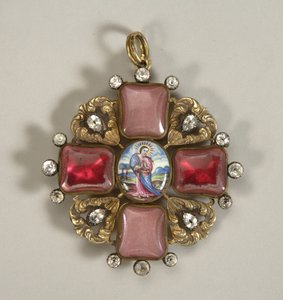 Distintivo da Ordem de Santa Ana com diamantes, final do século XVIII.